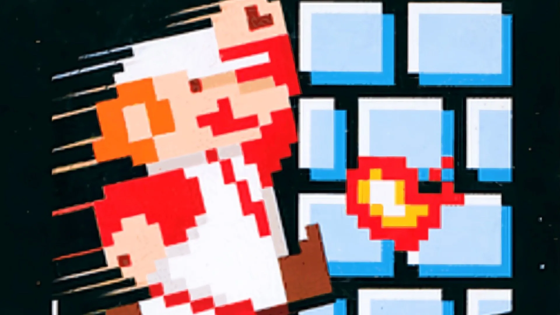 Hộp game Super Mario Bros. cổ điển với hình ảnh Mario đang nhảy về phía trước