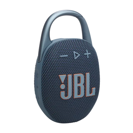 Loa Bluetooth di động JBL Clip 5 màu xanh dương với móc treo tích hợp