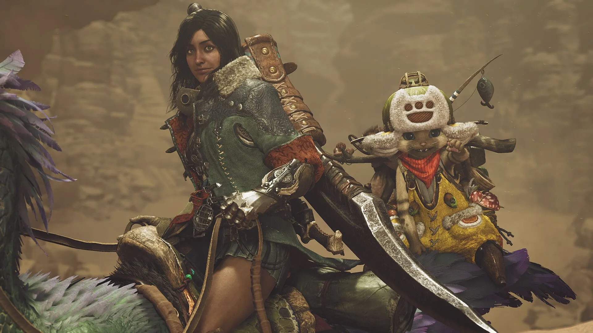 Môi trường game Monster Hunter Wilds với cảnh quan đa dạng và hệ sinh thái phong phú.