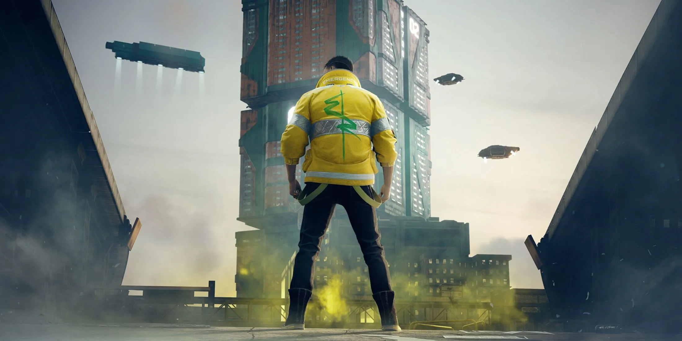 Một cảnh chiến đấu với V và đồng minh trong Cyberpunk 2077, thể hiện kỹ năng hành động.