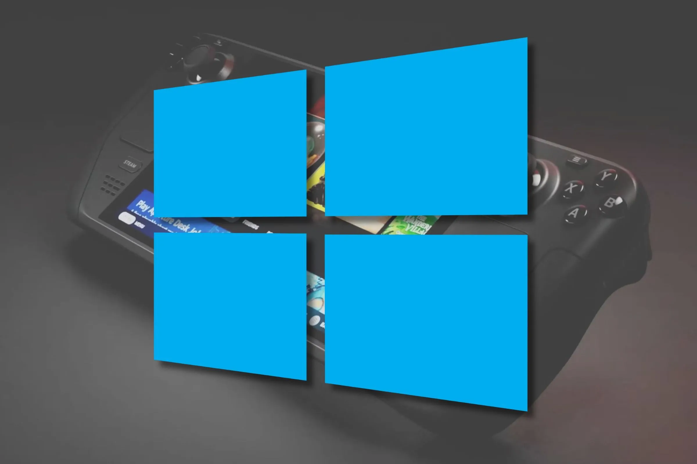 Một thiết bị Steam Deck hiển thị logo Windows, đại diện cho lựa chọn thay thế cho game thủ di động khi cân nhắc mua iPhone 16e.