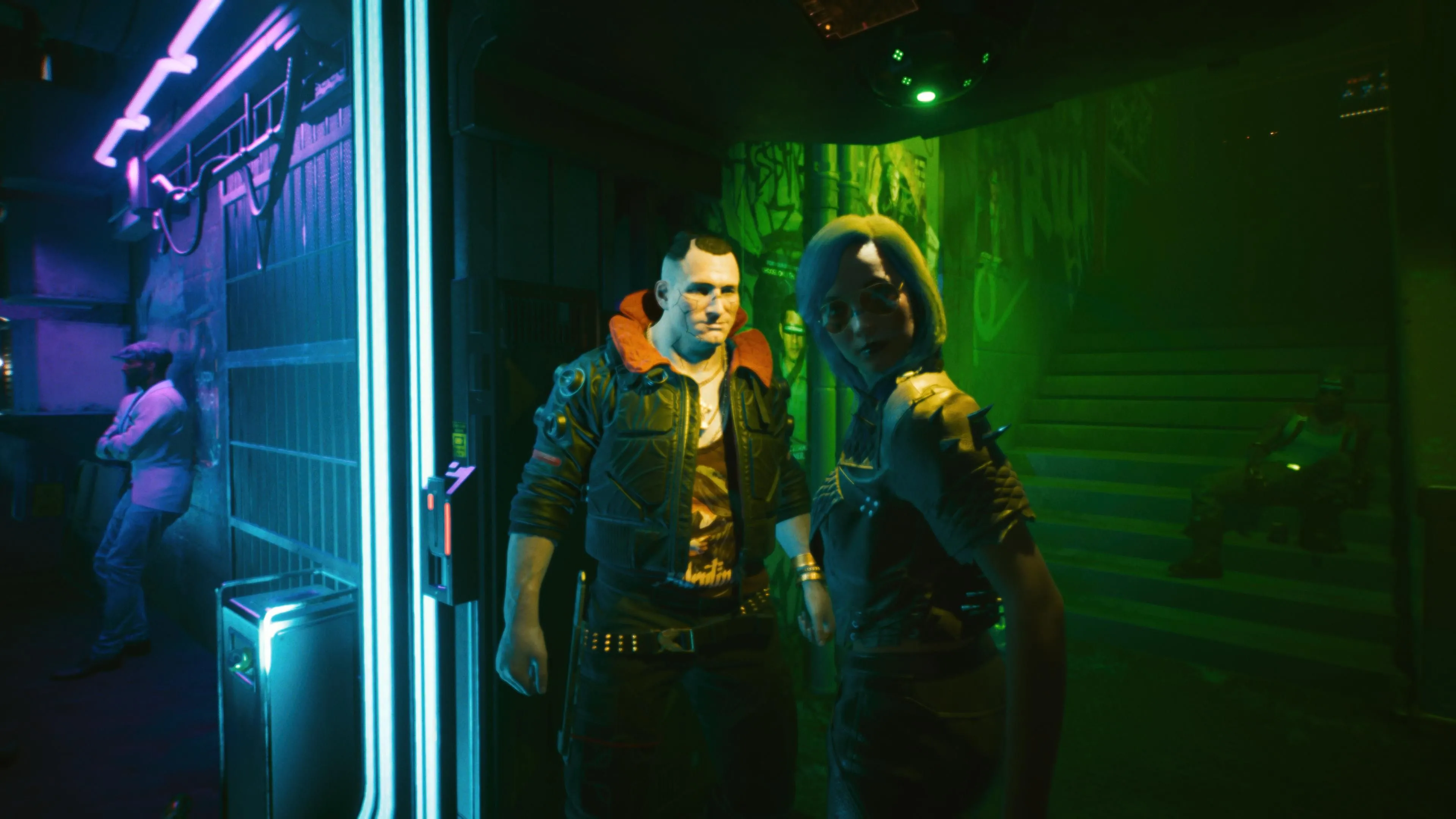 Nhân vật chính V trong Cyberpunk 2077, thể hiện phong cách đồ họa đỉnh cao của RED Engine.