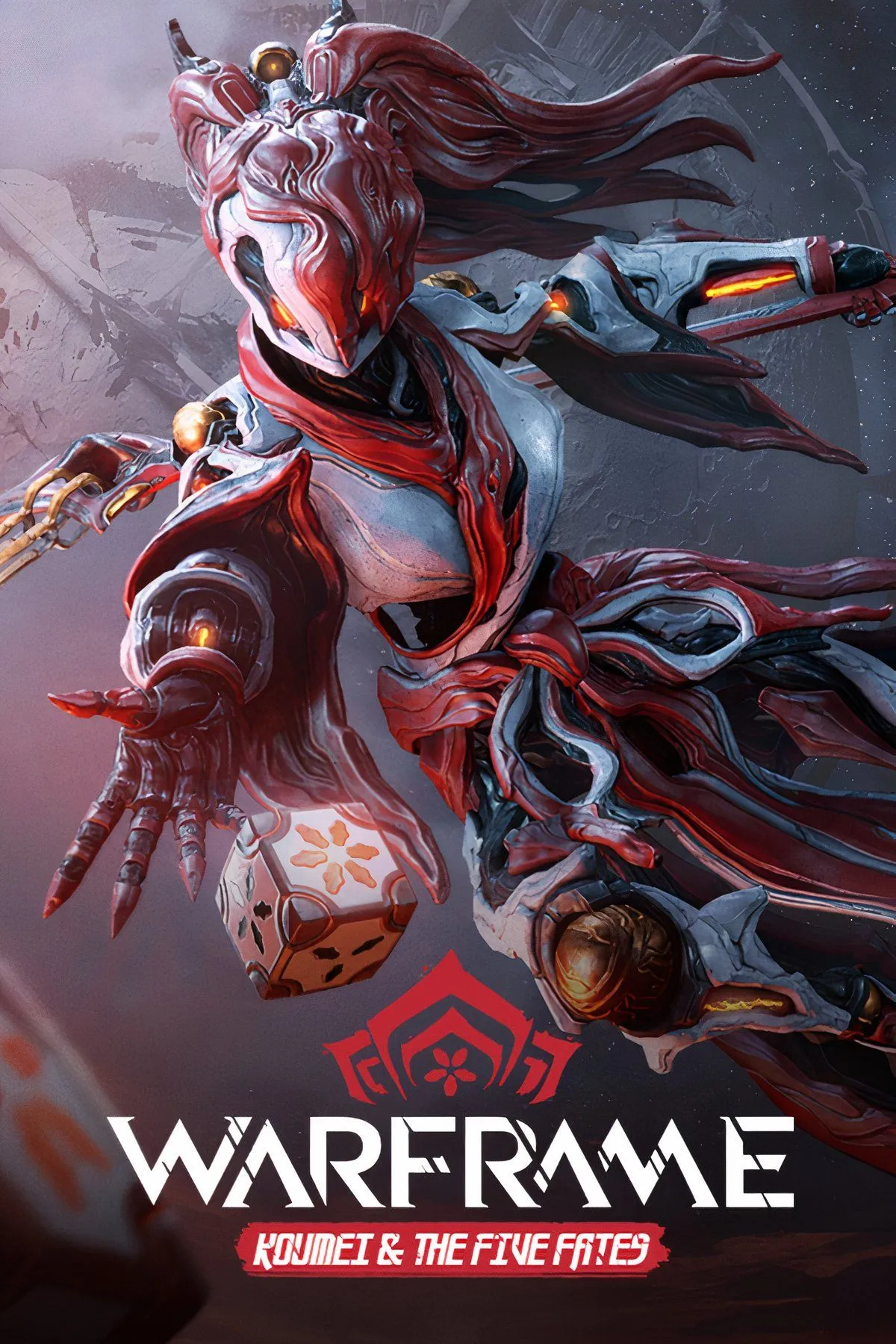 Nhiều khung hình Warframe khác nhau được trưng bày trong menu lựa chọn nhân vật
