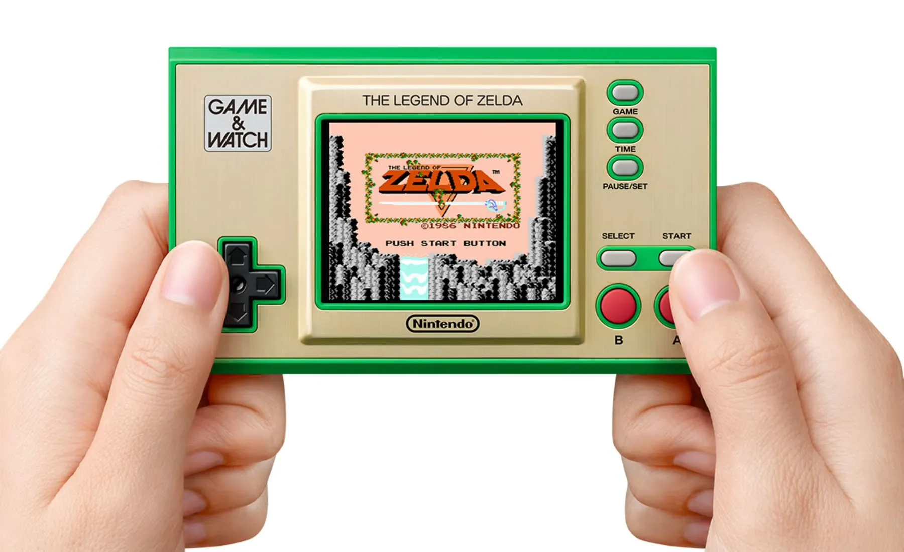 Phiên bản giới hạn Game &amp; Watch The Legend of Zelda, một trong những thiết bị chơi game cầm tay đầu tiên của Nintendo.