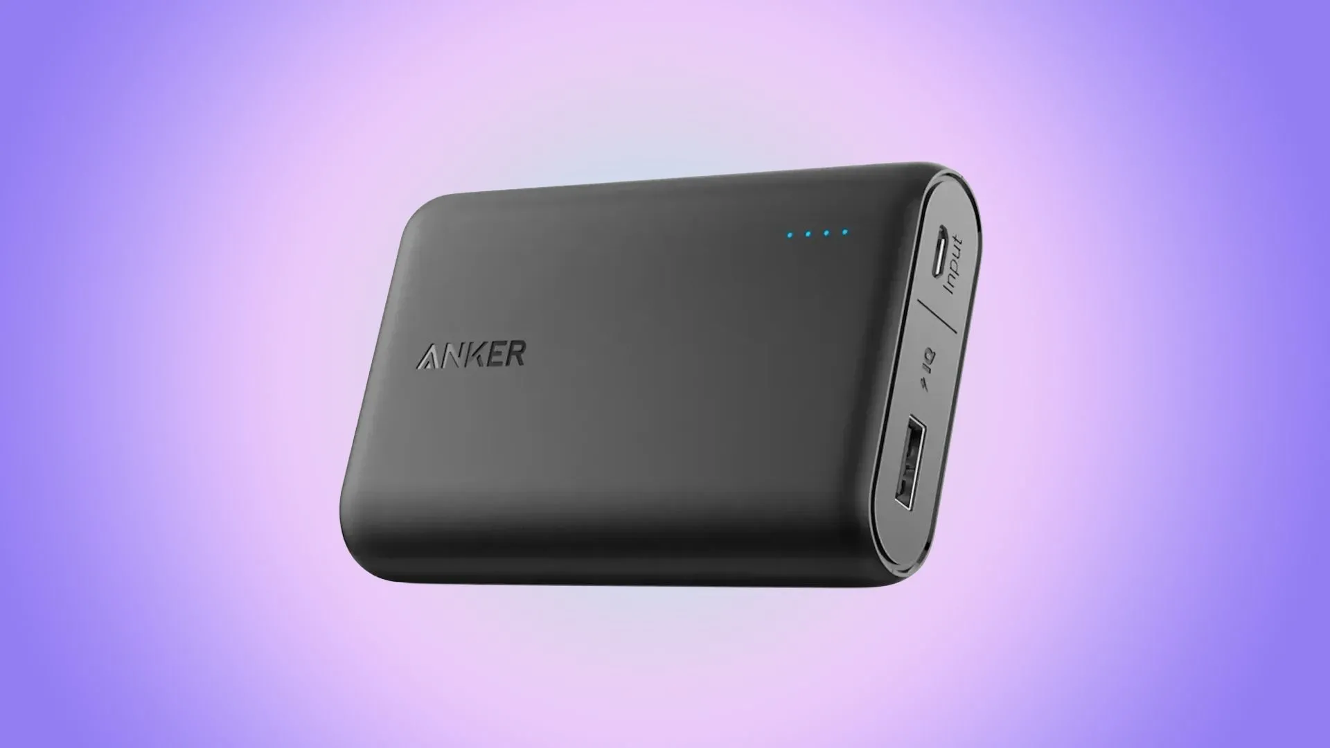 Pin sạc dự phòng Anker Power Bank cho Nintendo Switch 2 với nền màu tím.