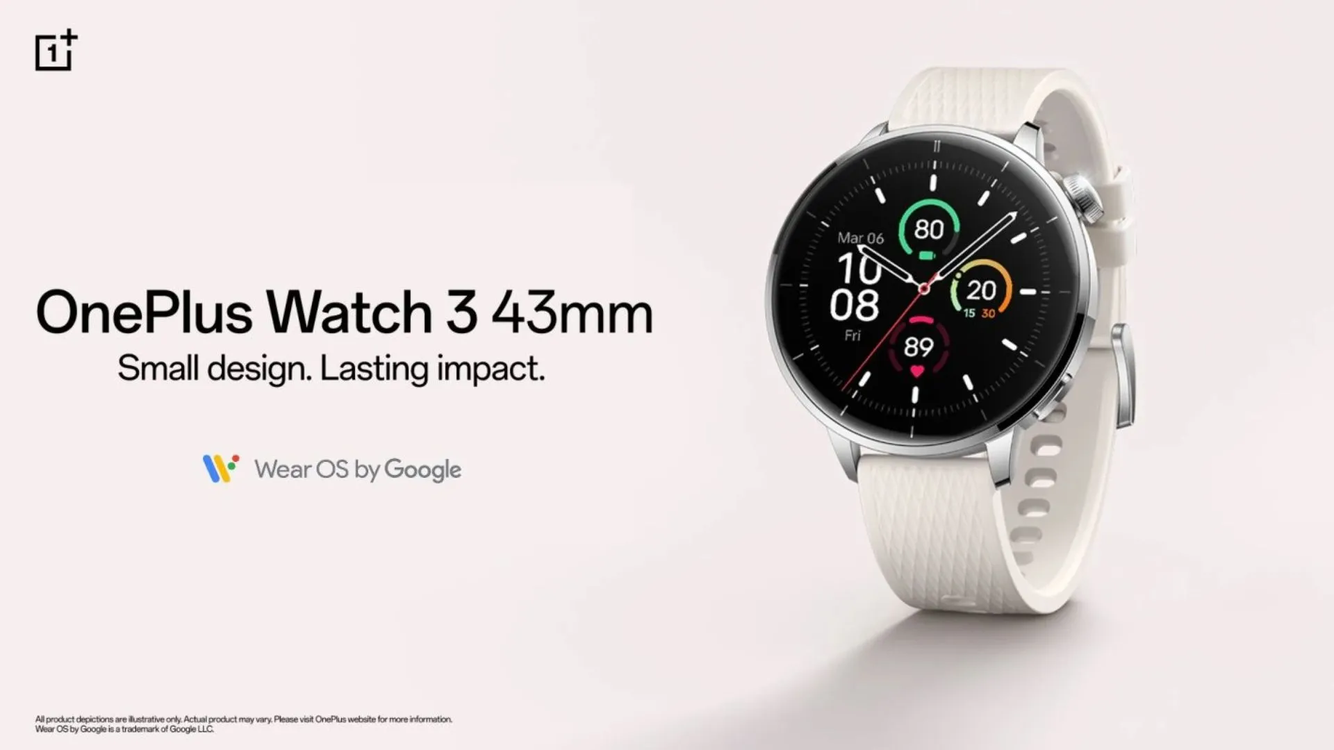 Smartwatch OnePlus Watch 3 43mm nhỏ gọn