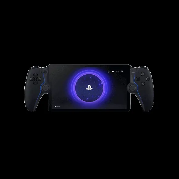Thiết bị PlayStation Portal màu đen, một giải pháp chơi game từ xa cho PS5.