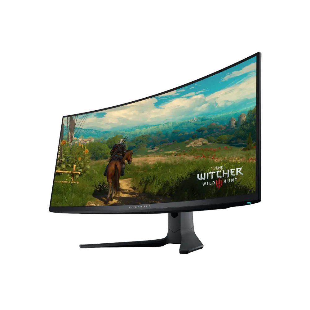 Thiết kế màn hình chơi game Alienware AW3423DWF ultrawide với chân đế.