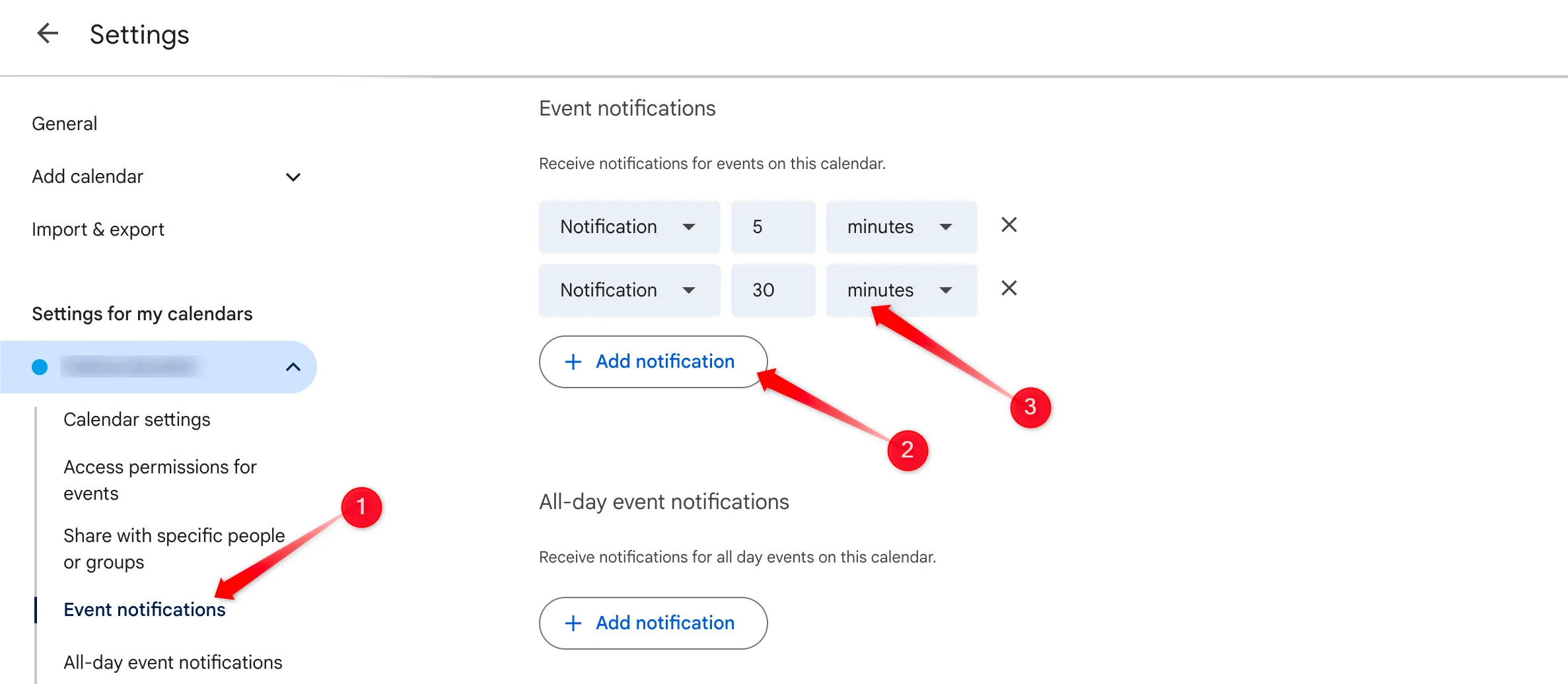 Thiết lập nhiều thông báo cho sự kiện trong Google Calendar để nhắc nhở liên tục
