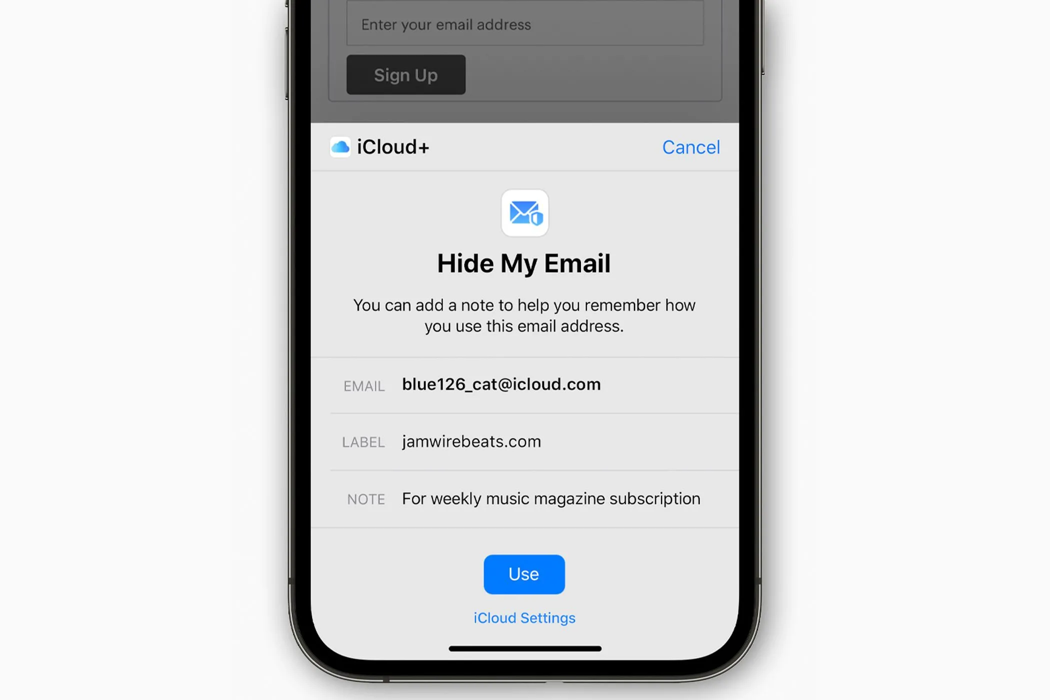Tính năng &quot;Ẩn Địa Chỉ Email Của Tôi&quot; trên iPhone, một nỗ lực bảo vệ quyền riêng tư người dùng