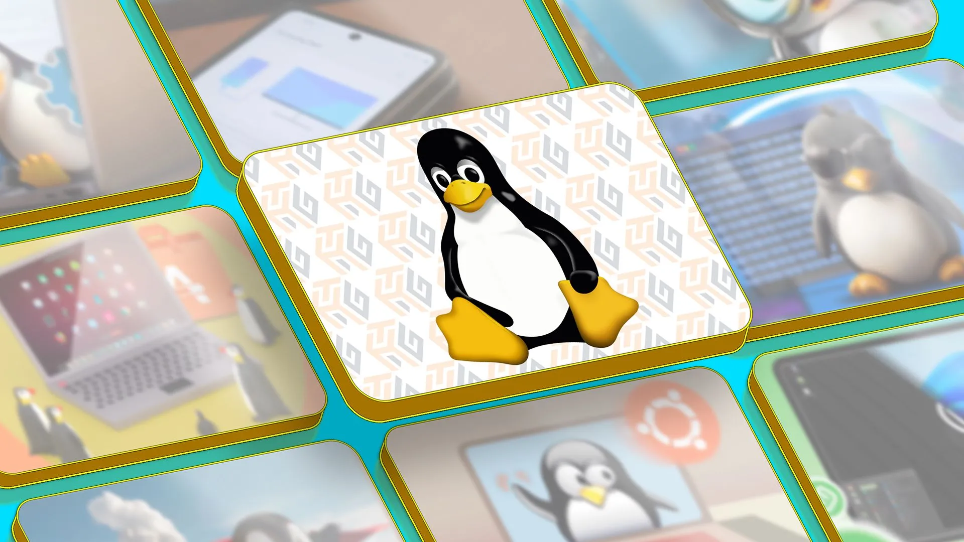 Tux - linh vật Linux cùng các bài viết về sự phong phú của các bản phân phối