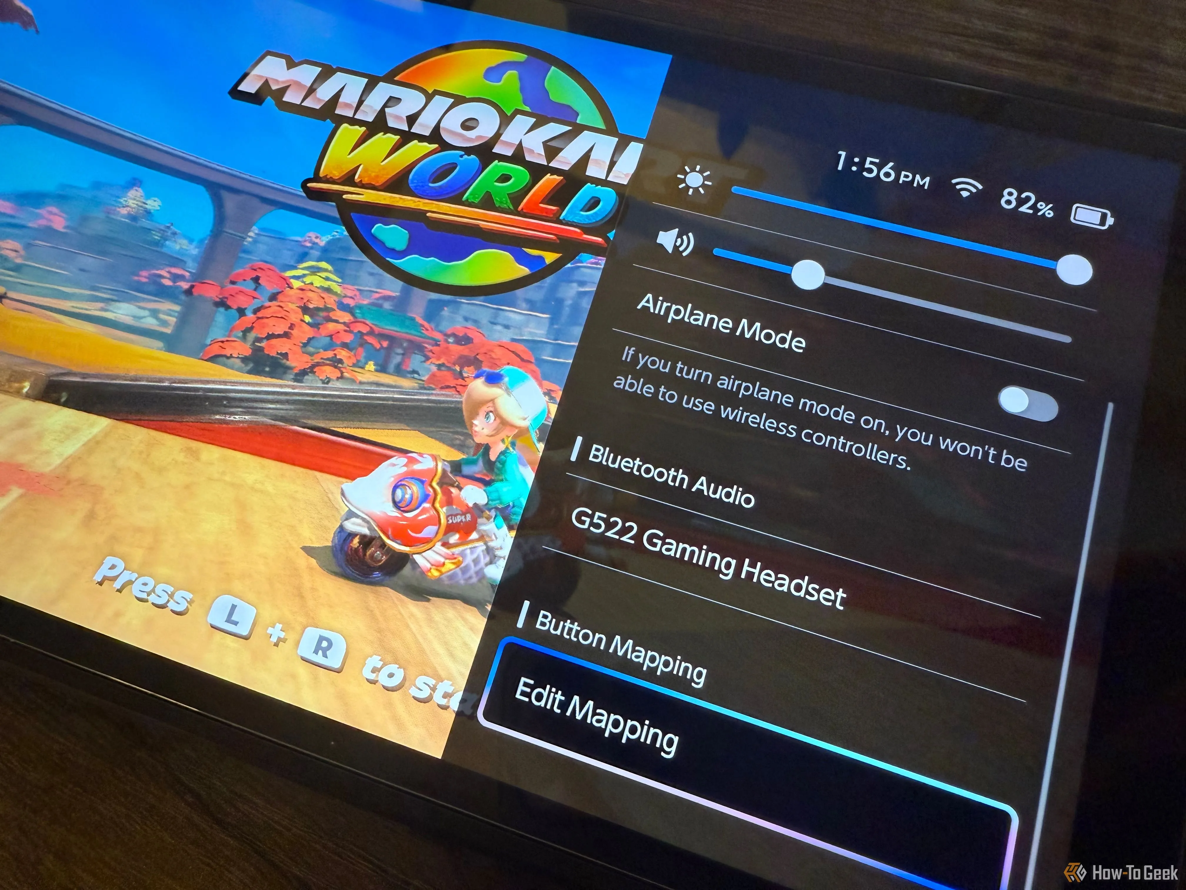 Tùy chọn truy cập nhanh ánh xạ nút trong cài đặt của Nintendo Switch 2