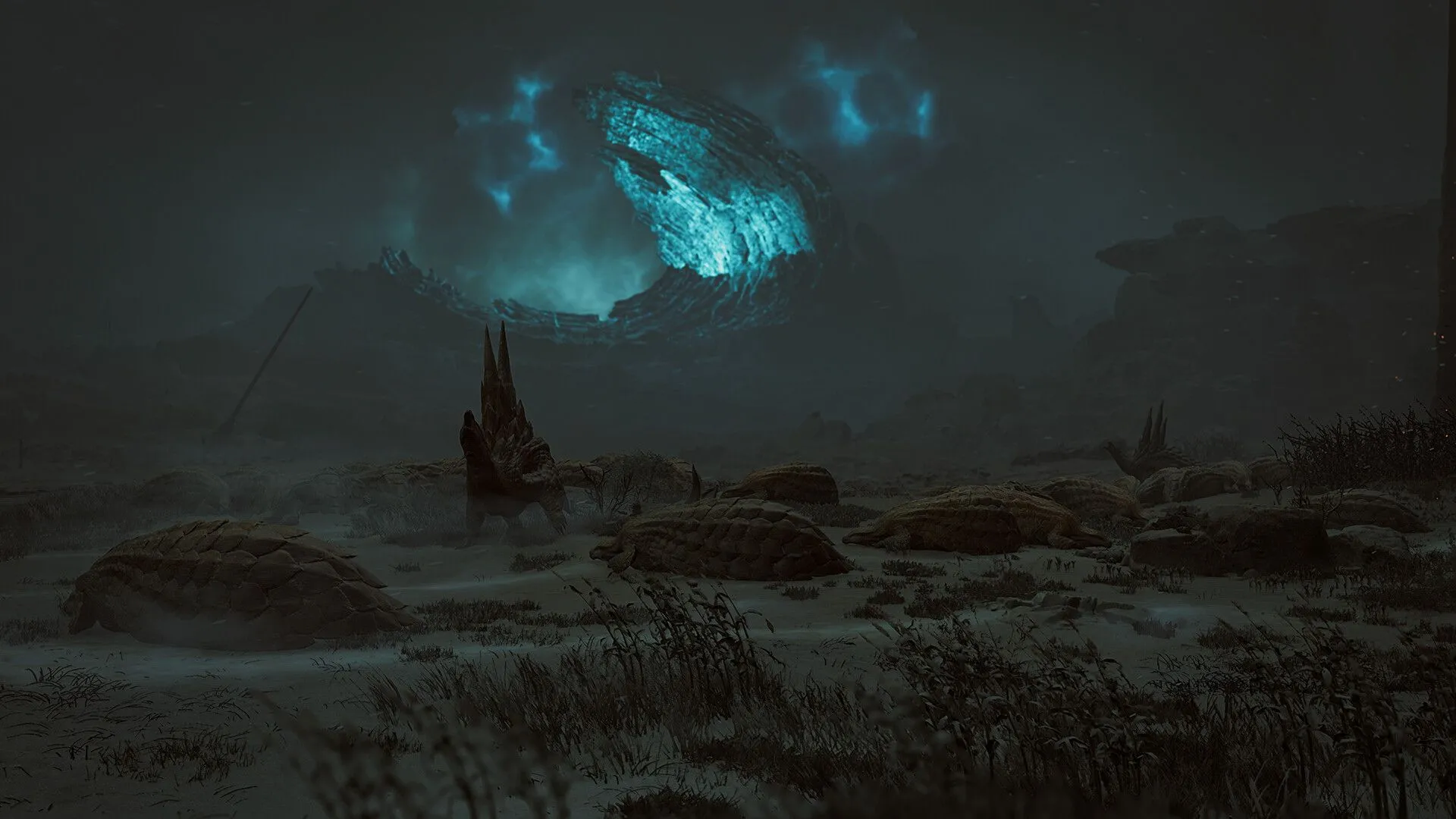 Vũ khí và trang bị của thợ săn được trưng bày trong Monster Hunter Wilds.