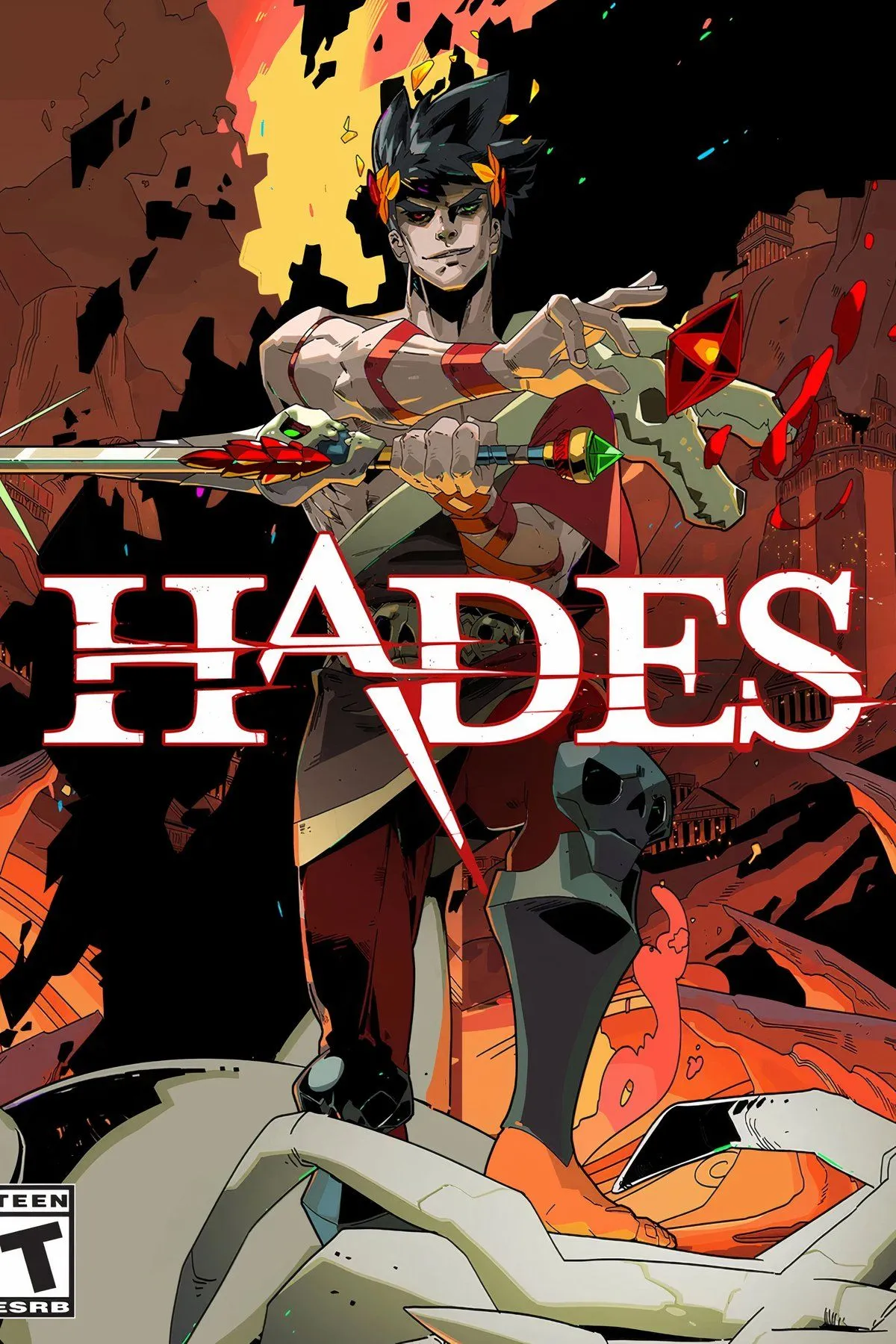 Zagreus, nhân vật chính của Hades, đang chiến đấu với kẻ thù trong Underworld.