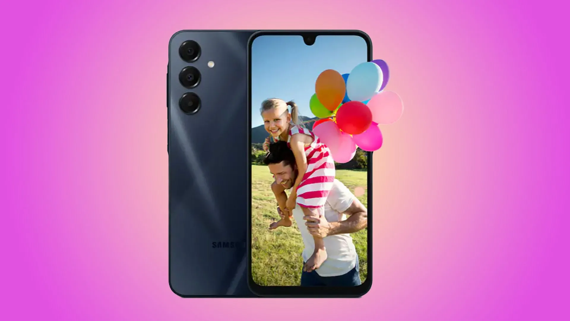 Điện thoại Samsung Galaxy A16 5G màu đen với thiết kế hiện đại, màn hình OLED 90Hz và hỗ trợ phần mềm dài hạn.