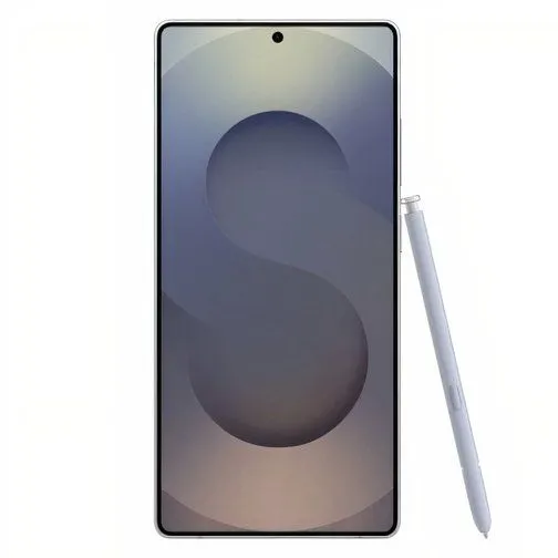 Điện thoại Samsung Galaxy S25 Ultra màu trắng bạc với bút S Pen