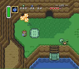 Hình ảnh gameplay The Legend of Zelda: A Link to the Past trên SNES