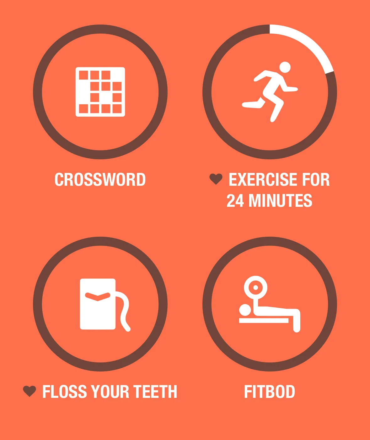 Màn hình ứng dụng Streaks hiển thị các chuỗi thói quen đang được duy trì liên tục.