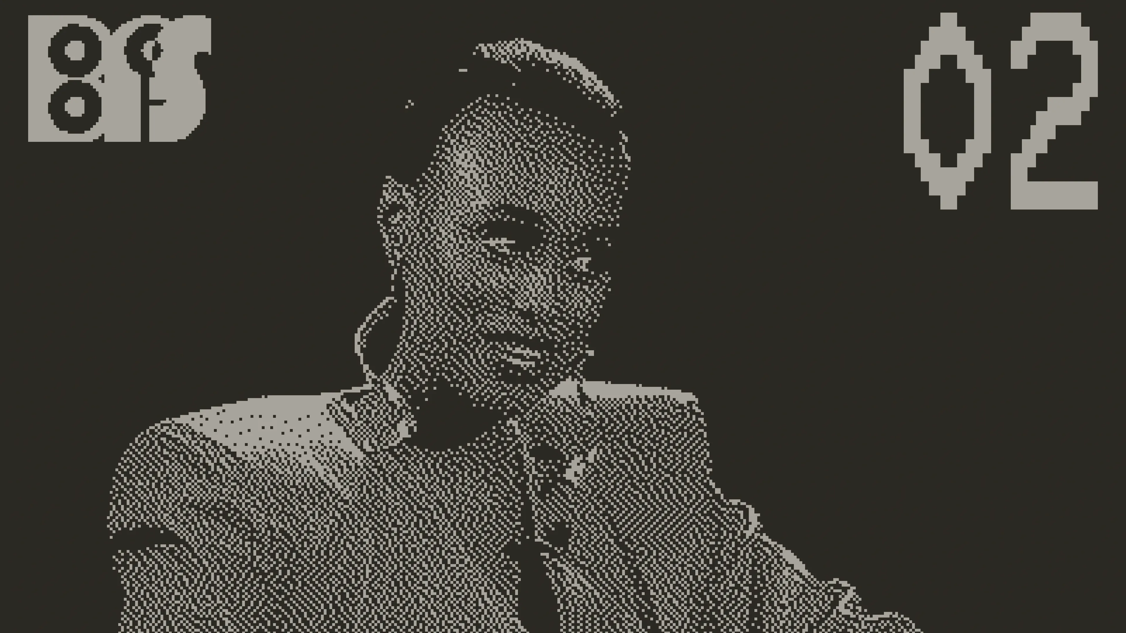 Một người phụ nữ trong chương trình trò chuyện trên Blippo+ cho Playdate