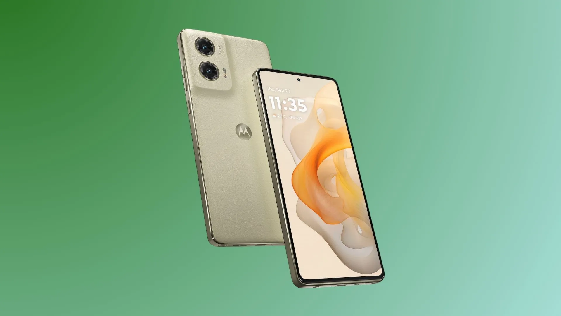 Motorola Moto G Stylus 5G (2024) màu caramel, đi kèm bút cảm ứng, màn hình lớn và pin bền.