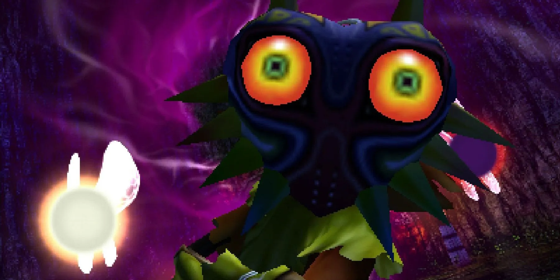 Nhân vật Skull Kid trong The Legend of Zelda: Majora's Mask 3D trên hệ máy Nintendo 3DS