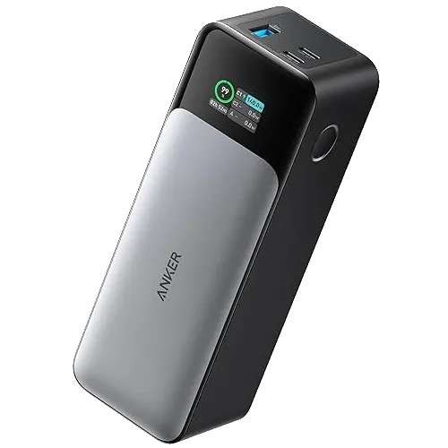 Sạc dự phòng Anker 737 Power Bank dung lượng 24.000mAh hiển thị màn hình thông tin