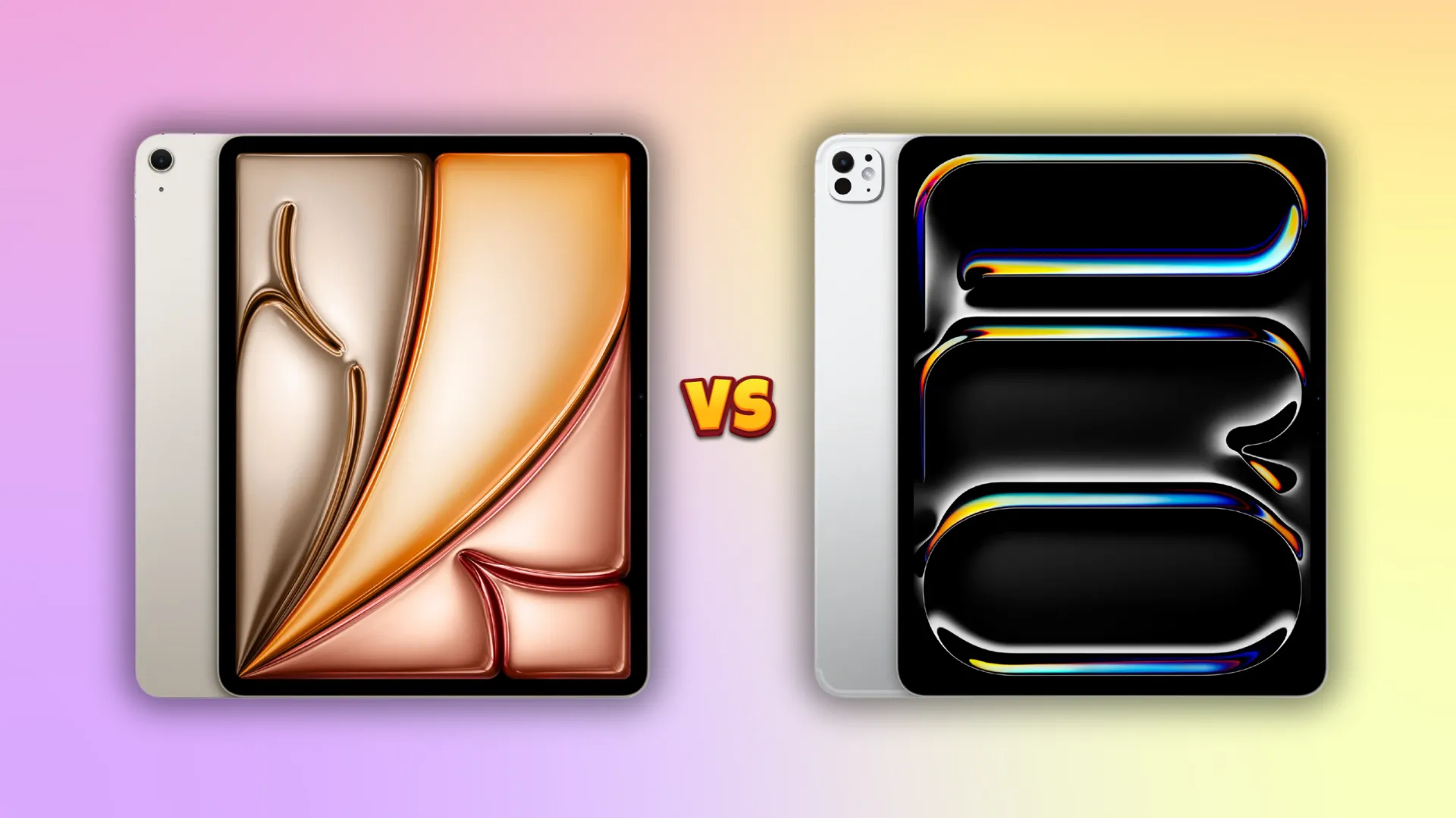 So sánh giữa iPad Air M3 và iPad Pro M4, minh họa sự đa dạng của dòng máy tính bảng Apple.