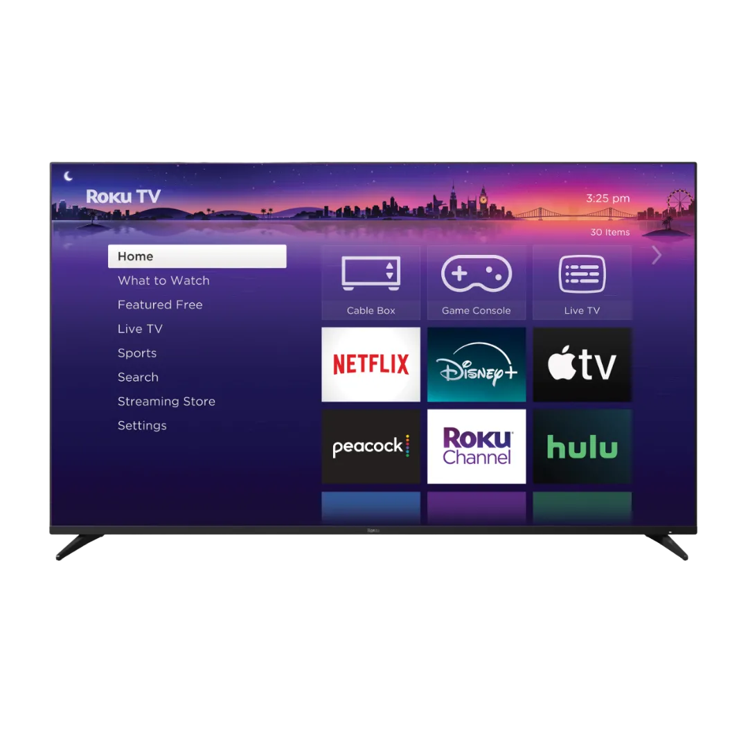 Tivi Roku Pro Series QLED Mini-LED 4K 75 inch với màn hình rực rỡ