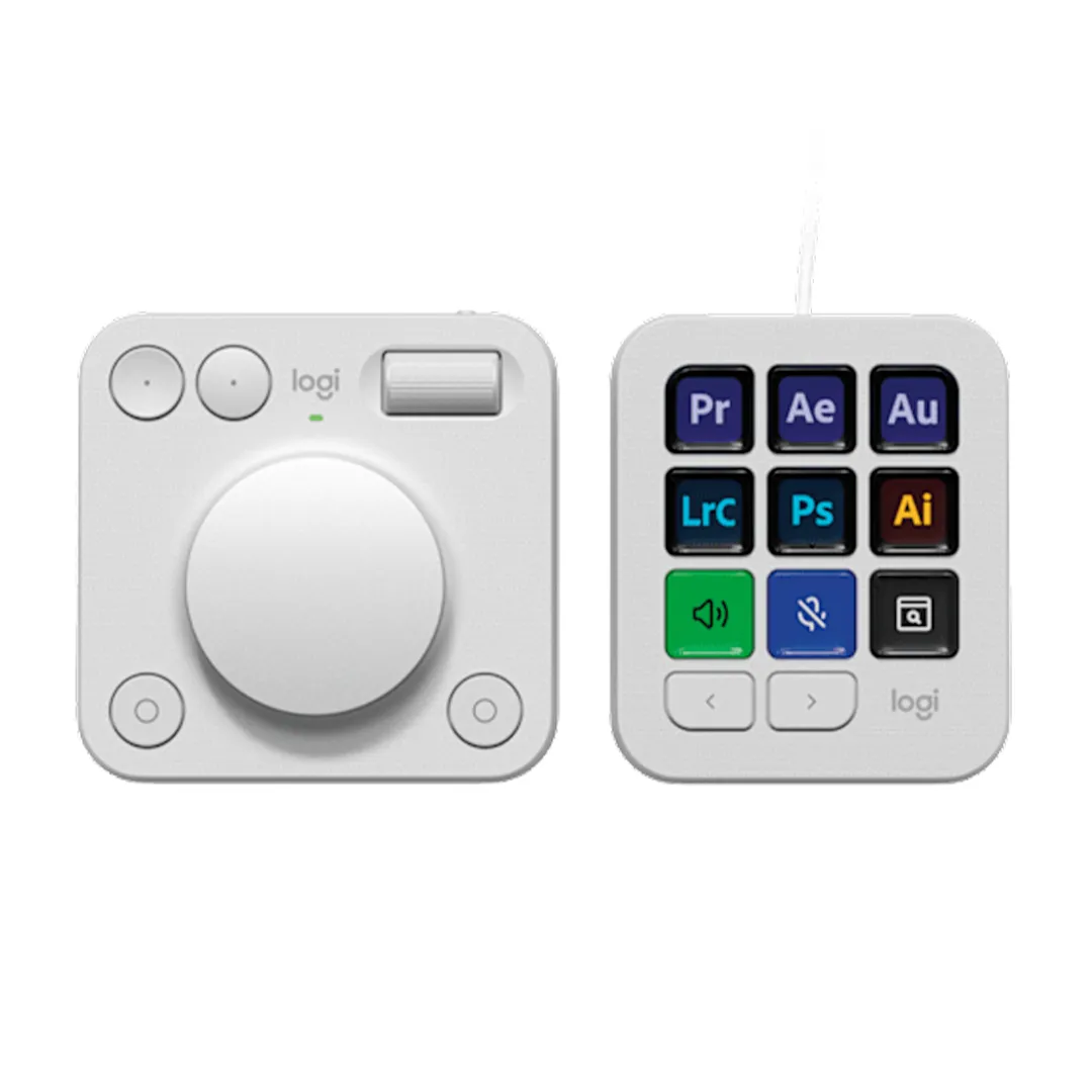 Bộ điều khiển sáng tạo Logitech MX Creative Console màu xám than