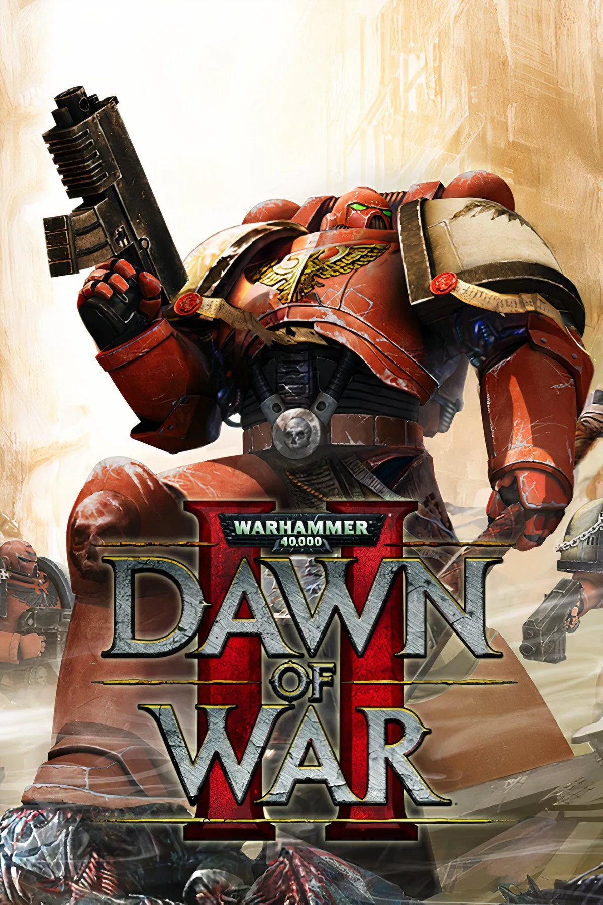 Các chiến binh Blood Raven Space Marines trong trận chiến ác liệt của Warhammer 40,000: Dawn of War II