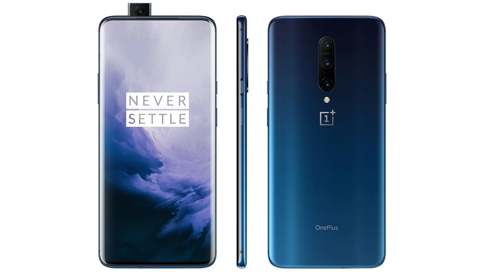 Điện thoại OnePlus 7 Pro với camera pop-up và màn hình tràn cạnh tinh tế