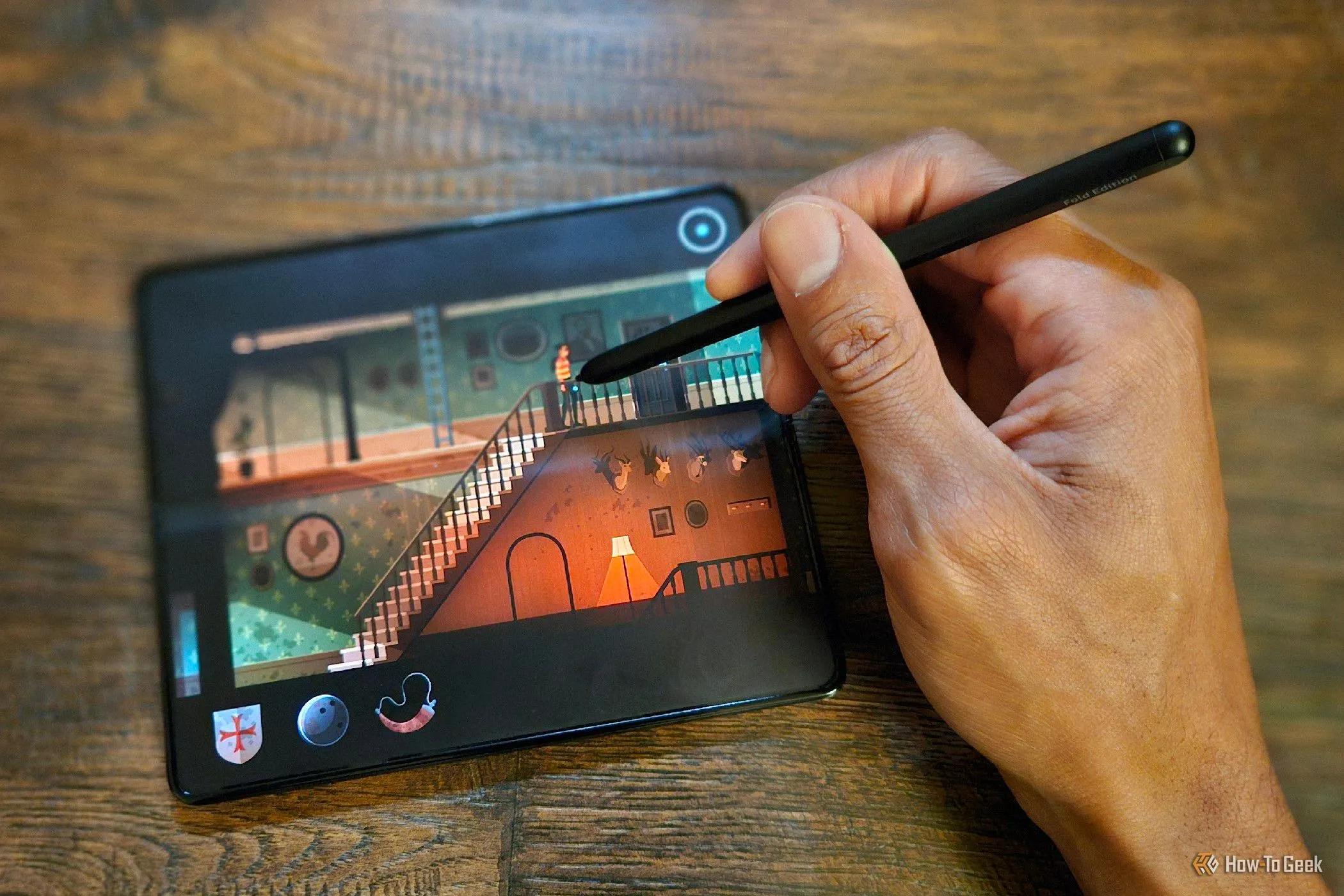 Game Midnight Girl được chuyển thể Android chạy mượt mà trên Samsung Galaxy Z Fold 5.