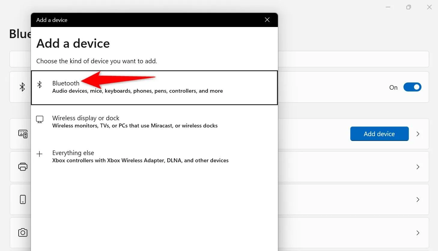 Ghép nối thiết bị Bluetooth với PC Windows 11