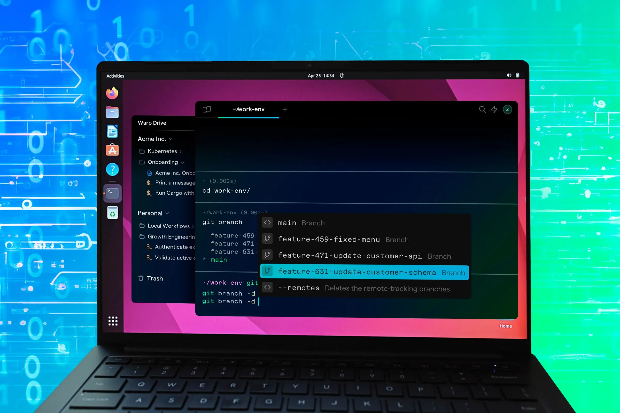 Giao diện dòng lệnh Linux trên laptop, minh họa môi trường làm việc với Ubuntu Server