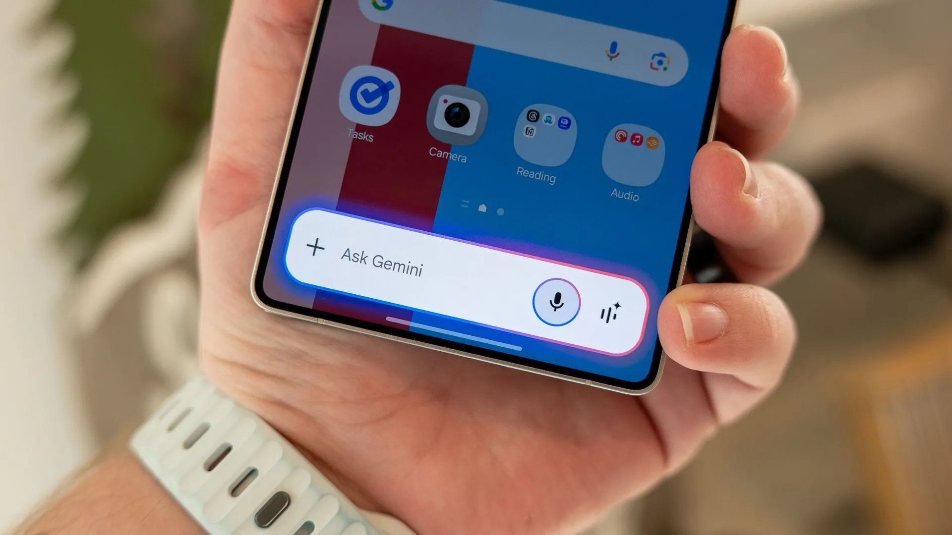 Giao diện Google Gemini trên Samsung Galaxy S25 Ultra