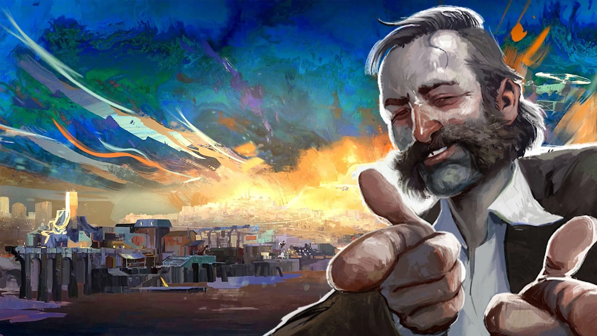 Hình ảnh thám tử Harry Du Bois từ tựa game nhập vai phá án Disco Elysium, minh chứng cho sự sáng tạo và độc đáo của game AA.