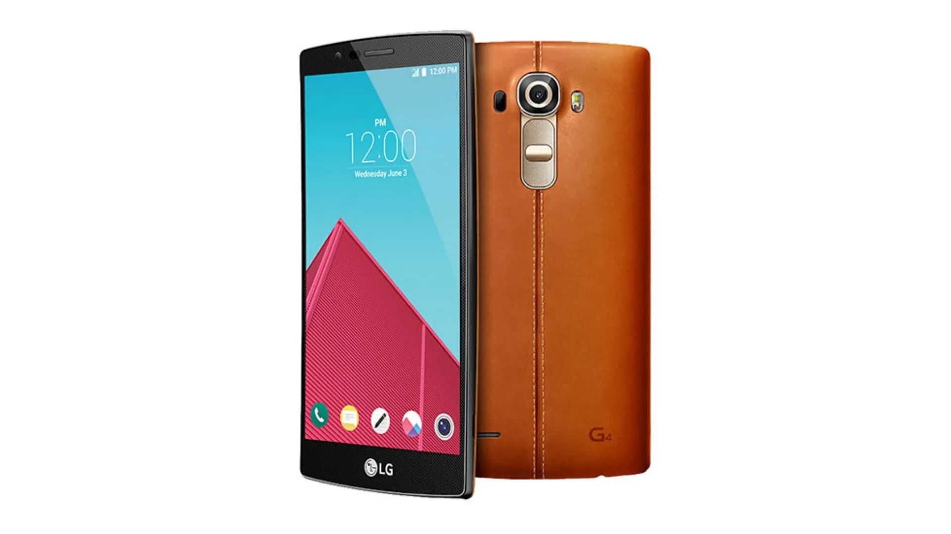 LG G4 với mặt lưng da thật và màn hình cong nhẹ độc đáo