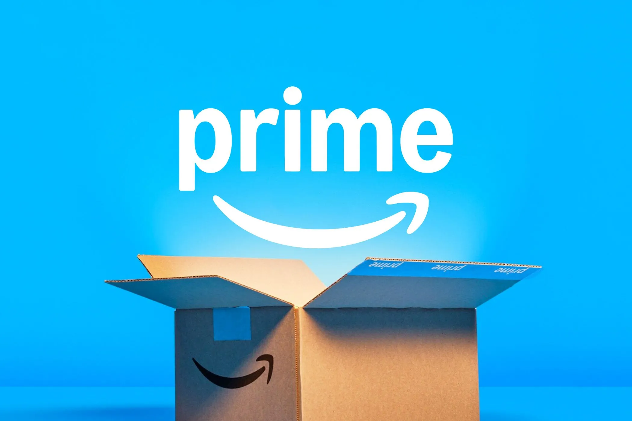 Logo Amazon Prime với chữ Prime màu vàng nổi bật, tượng trưng cho các chương trình khuyến mãi Prime Day hấp dẫn sắp tới