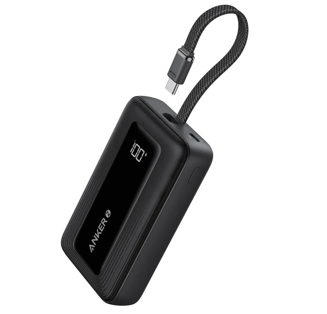 Sạc dự phòng Anker Zolo 10.000 mAh với cáp USB-C tích hợp, tiện lợi khi di chuyển