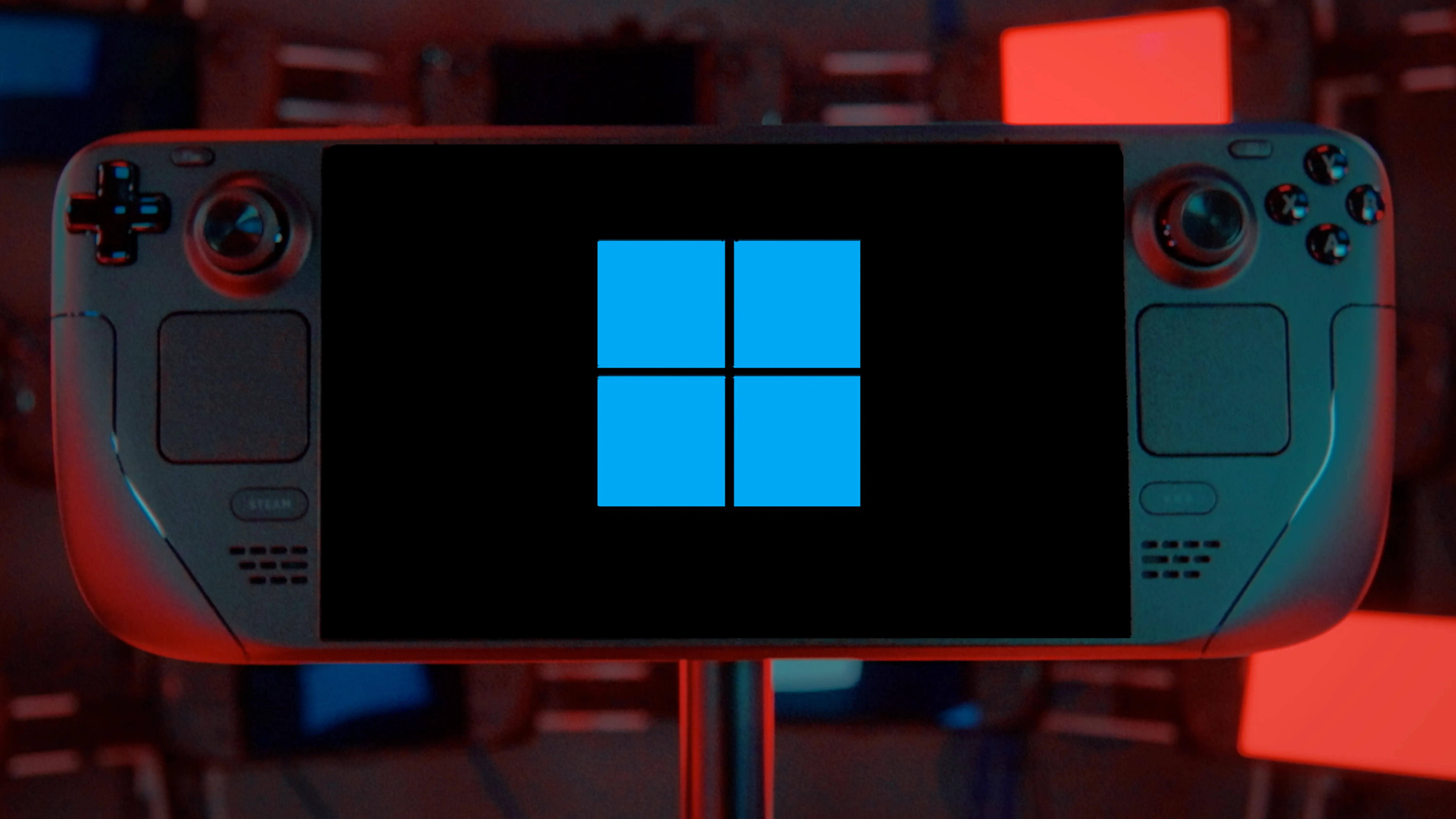 Steam Deck OLED khởi động hệ điều hành Windows 11