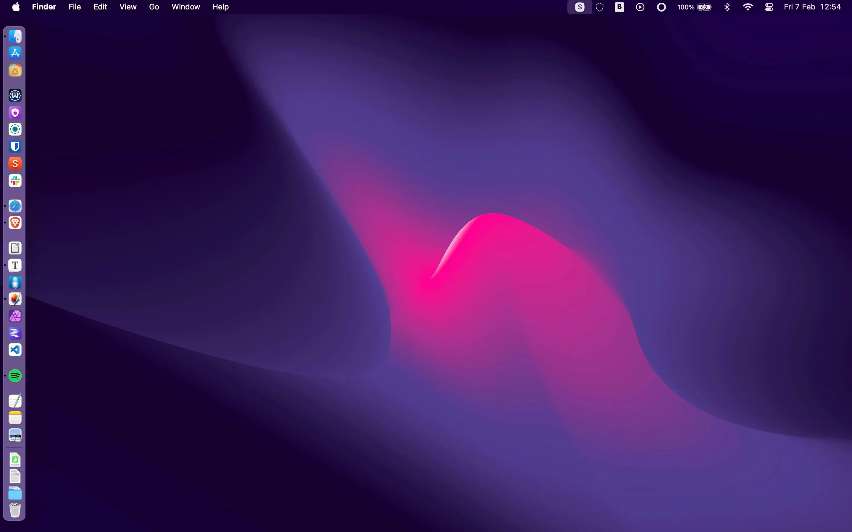 Thanh Dock trên macOS được đặt ở cạnh trái màn hình để tối ưu không gian